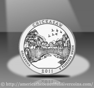 2011 Chickasaw Silver Coin